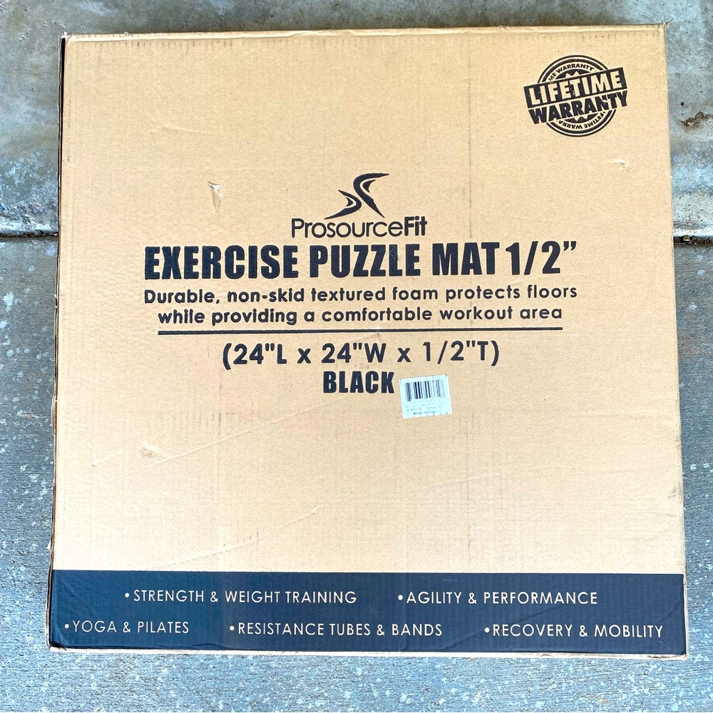 ProSource Fit Exercise Puzzle Mat